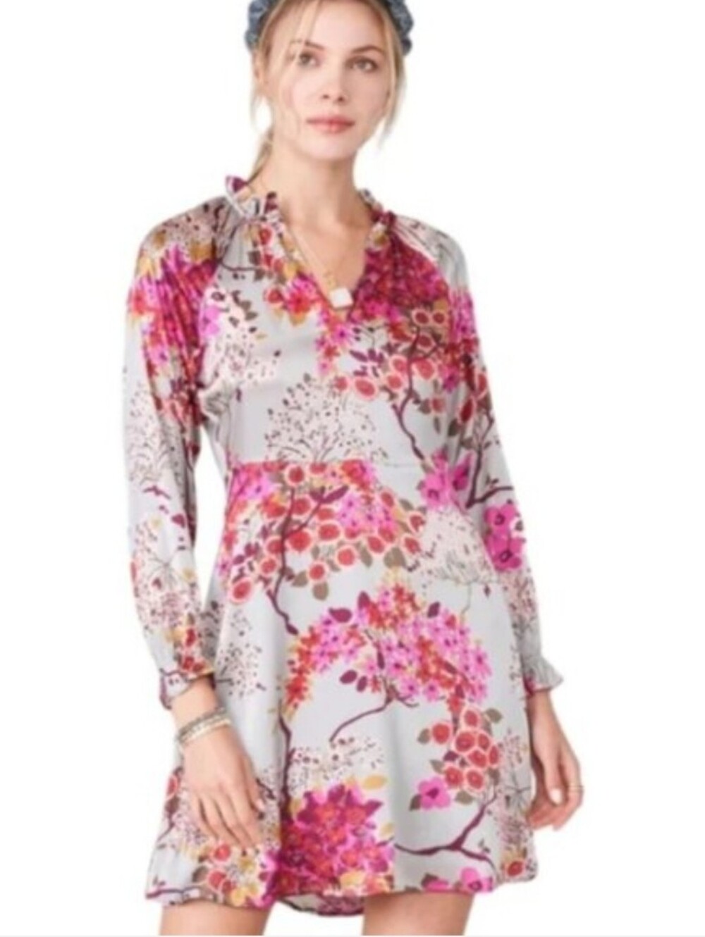 Spartina 100% Silk Floral Dress